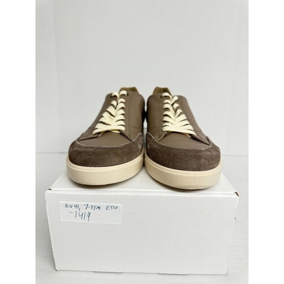-1419 Ecco Brown Shoes, EU-41, US-7-7.5 Mens - Picture 2 of 5